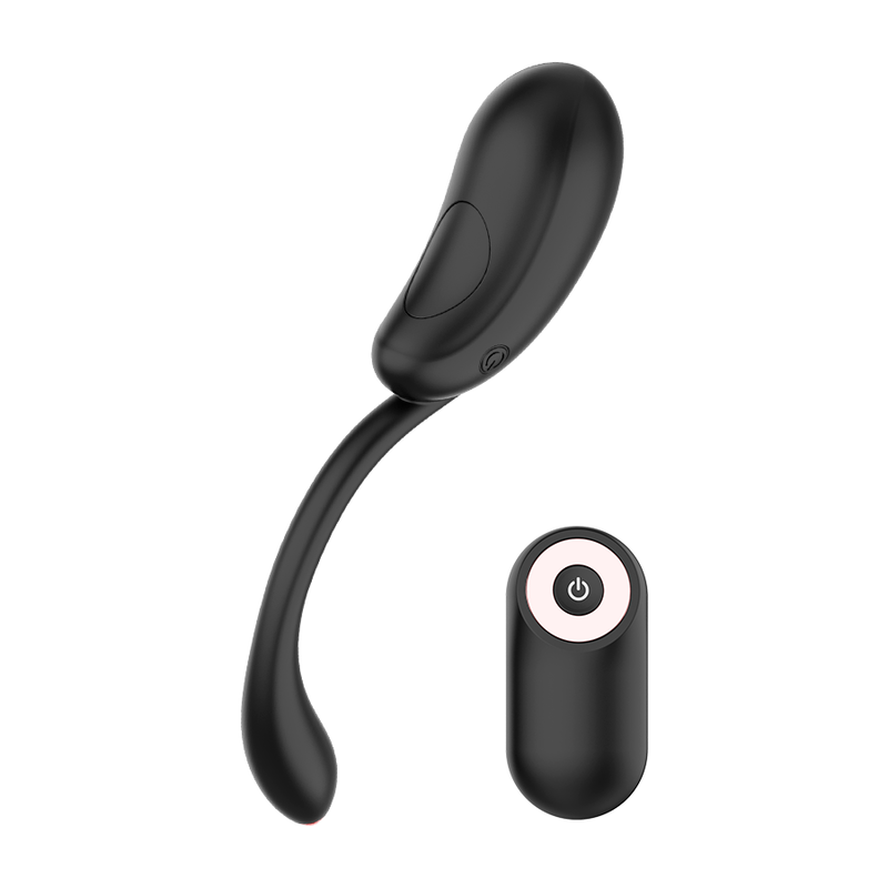 Oeuf vibrant télécommandé rechargeable Noir/Or — COQUETTE TOYS
