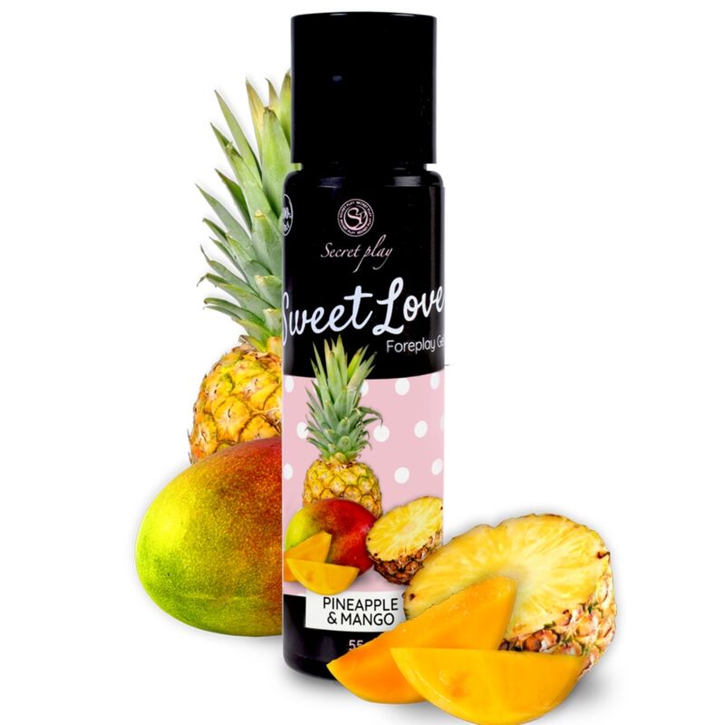 Gel intime comestible ananas & mangue — SECRETPLAY COSMETIC