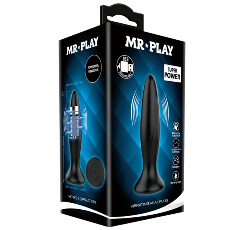 Plug anal vibrant rechargeable — MR PLAY