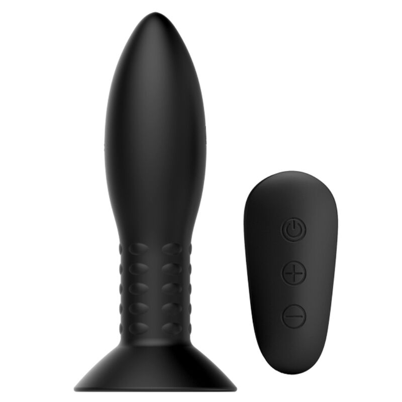 Plug anal stimulant avec billes tournantes et télécommande — MR PLAY