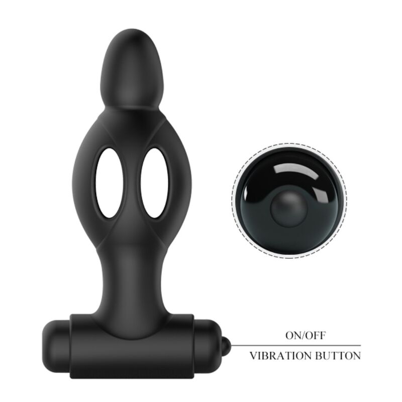 Plug anal vibrant en silicone — MR PLAY