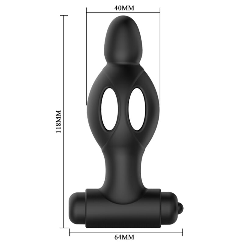 Plug anal vibrant en silicone — MR PLAY