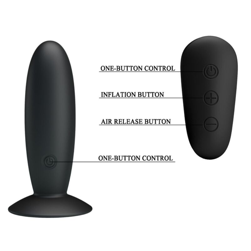 Plug anal vibrant avec télécommande — MR PLAY