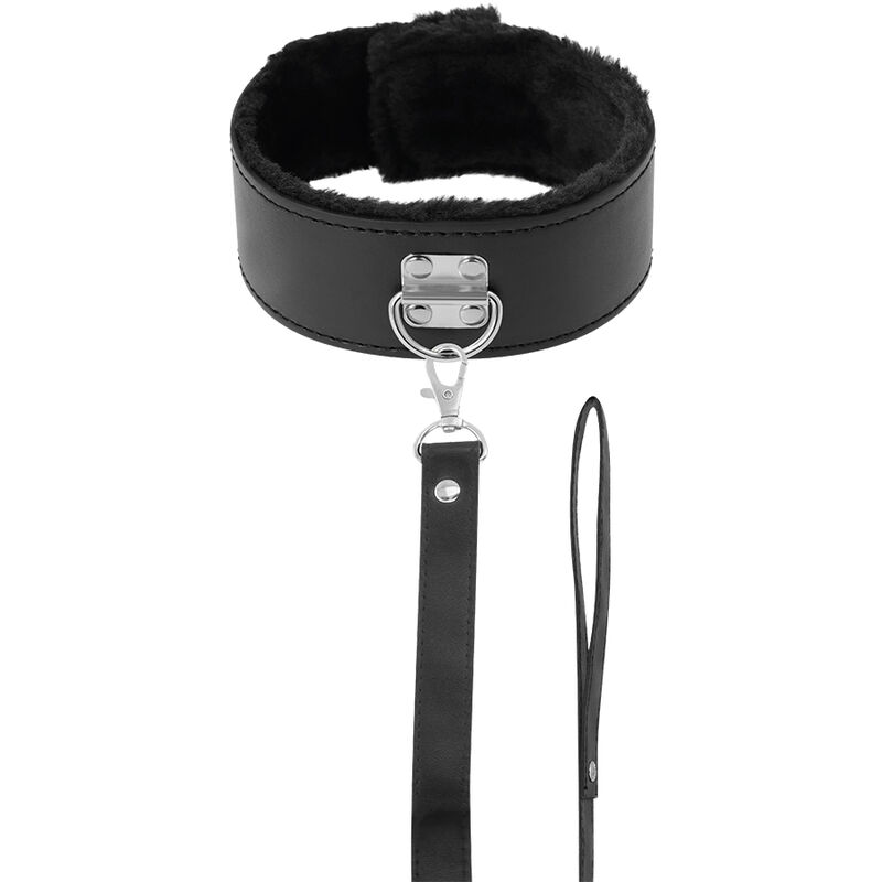 Collier de bondage doublé avec chaîne — DARKNESS BONDAGE