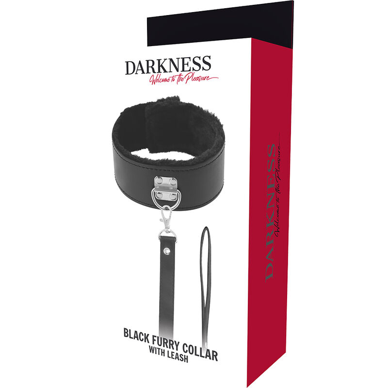 Collier de bondage doublé avec chaîne — DARKNESS BONDAGE