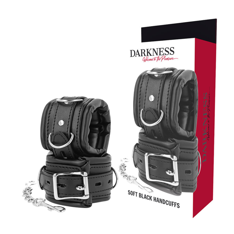 Menottes rembourrées pour jeux BDSM — DARKNESS BONDAGE