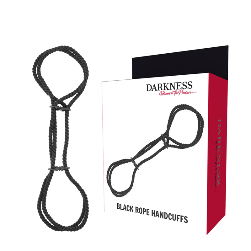 Menottes de poignet et cheville en corde 100% coton — DARKNESS BONDAGE