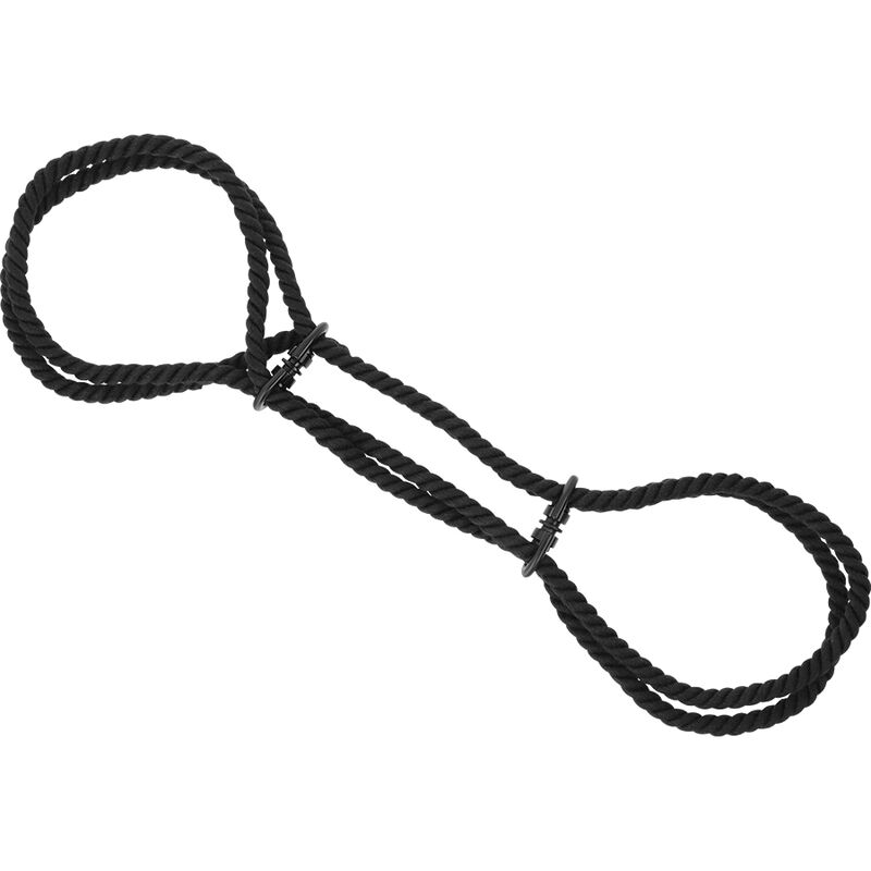 Menottes de poignet et cheville en corde 100% coton — DARKNESS BONDAGE