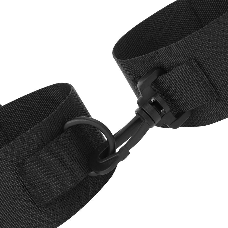 Entraves de cheville en nylon noir — DARKNESS BONDAGE