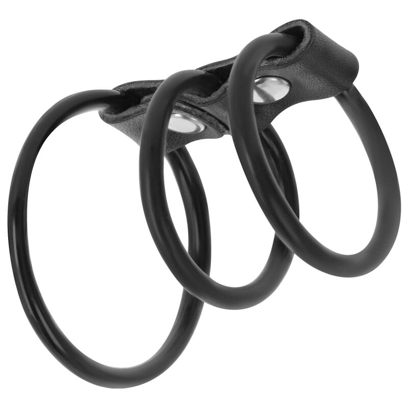 Ensemble de 3 anneaux péniens flexibles — DARKNESS BONDAGE