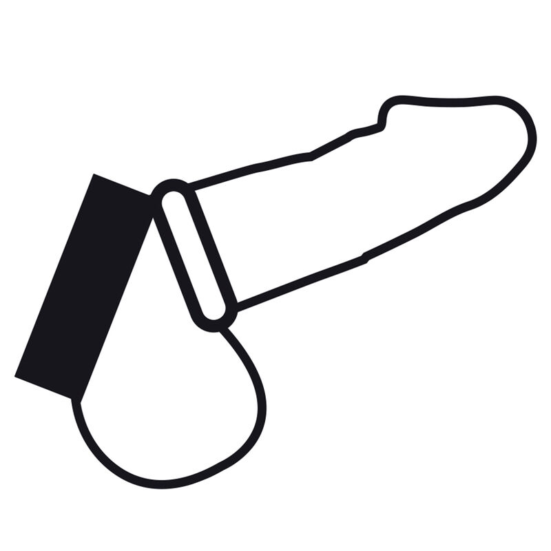 Anel peniano e testicular em metal BDSM — DARKNESS BONDAGE
