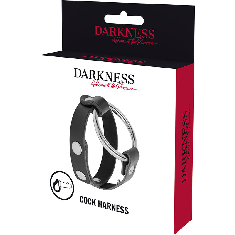 Anneau de bite et testicules réglable BDSM — DARKNESS BONDAGE