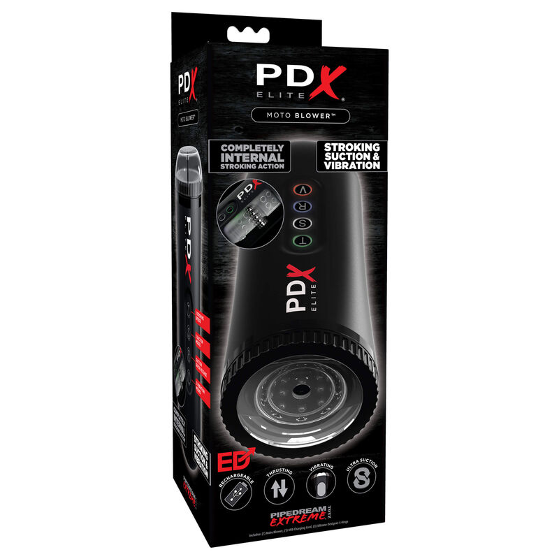 Masturbateur automatique à aspiration et vibrations — PDX ELITE