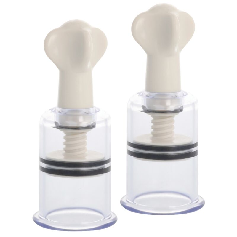 Rehausseurs de mamelons transparents à succion (lot de 2) — DARKNESS SENSATIONS