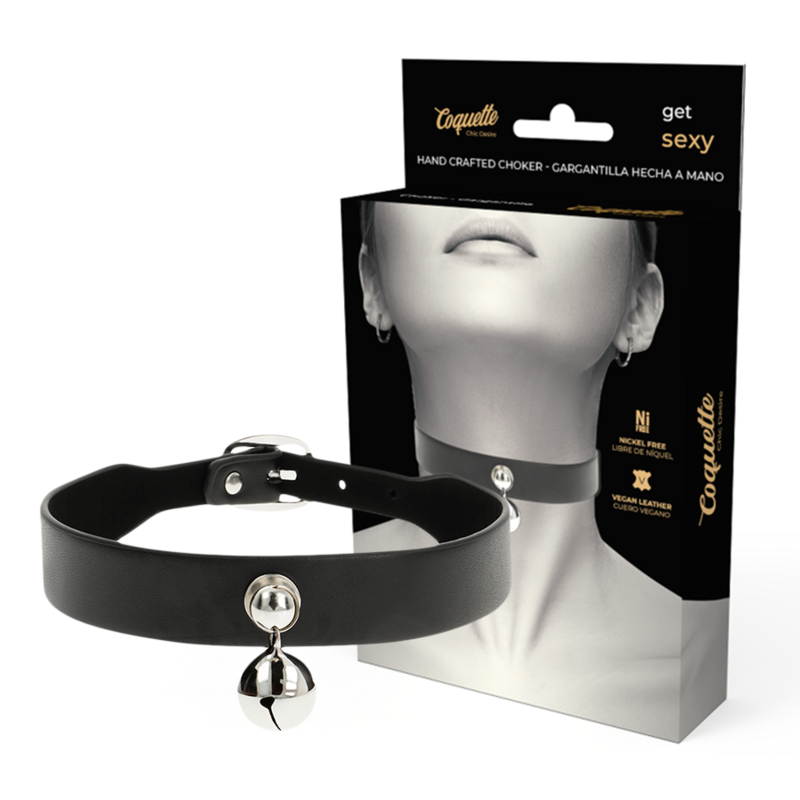 Collier de soumission en cuir vegan — COQUETTE ACCESSORIES
