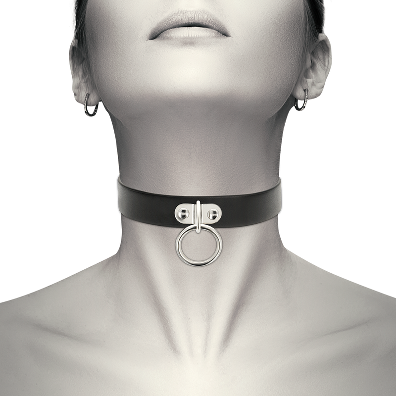Collier fétiche en cuir vegan réglable — COQUETTE ACCESSORIES