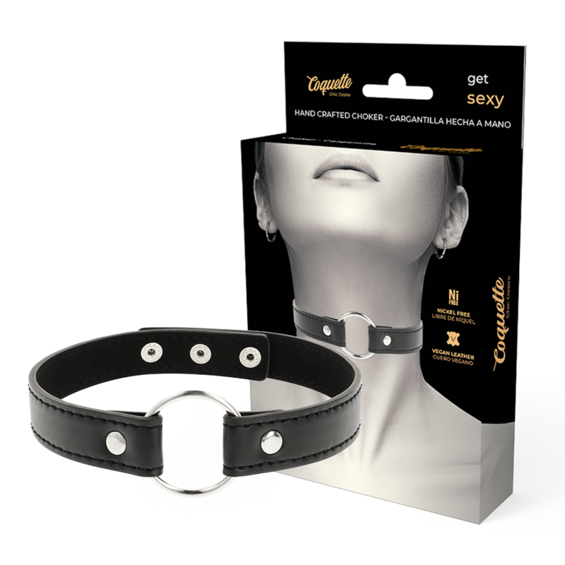 Collier bondage soft en cuir vegan — COQUETTE ACCESSORIES