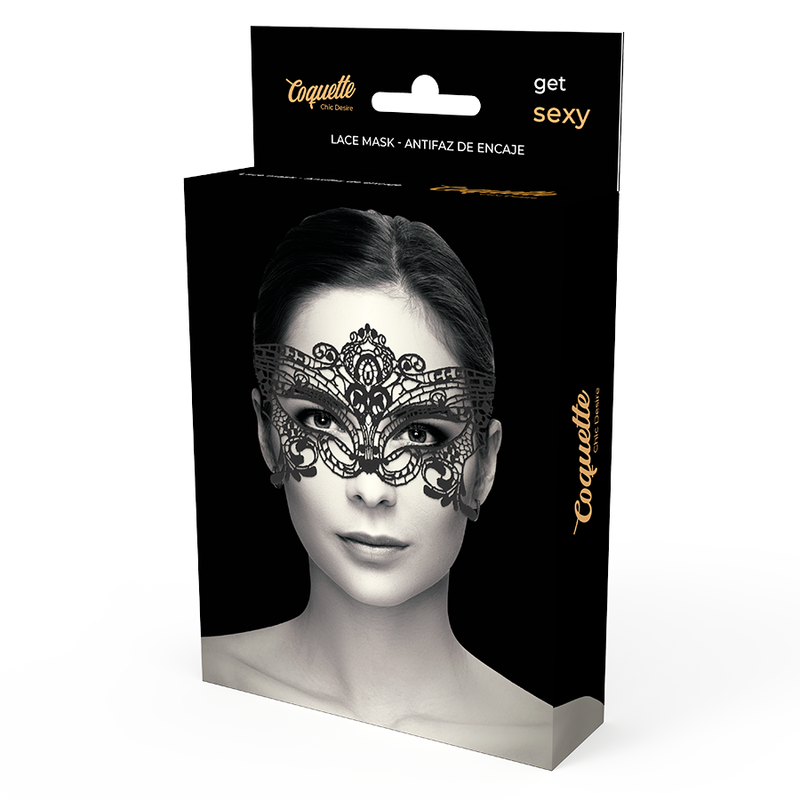 Masque large en dentelle noire — COQUETTE ACCESSORIES