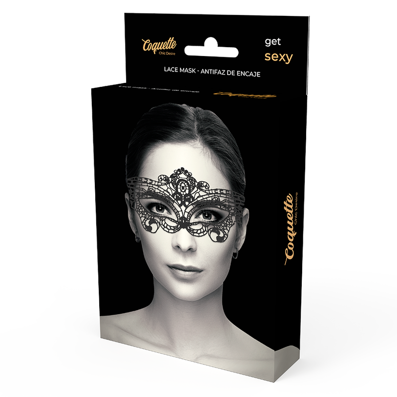 Masque de yeux en dentelle fine noire — COQUETTE ACCESSORIES