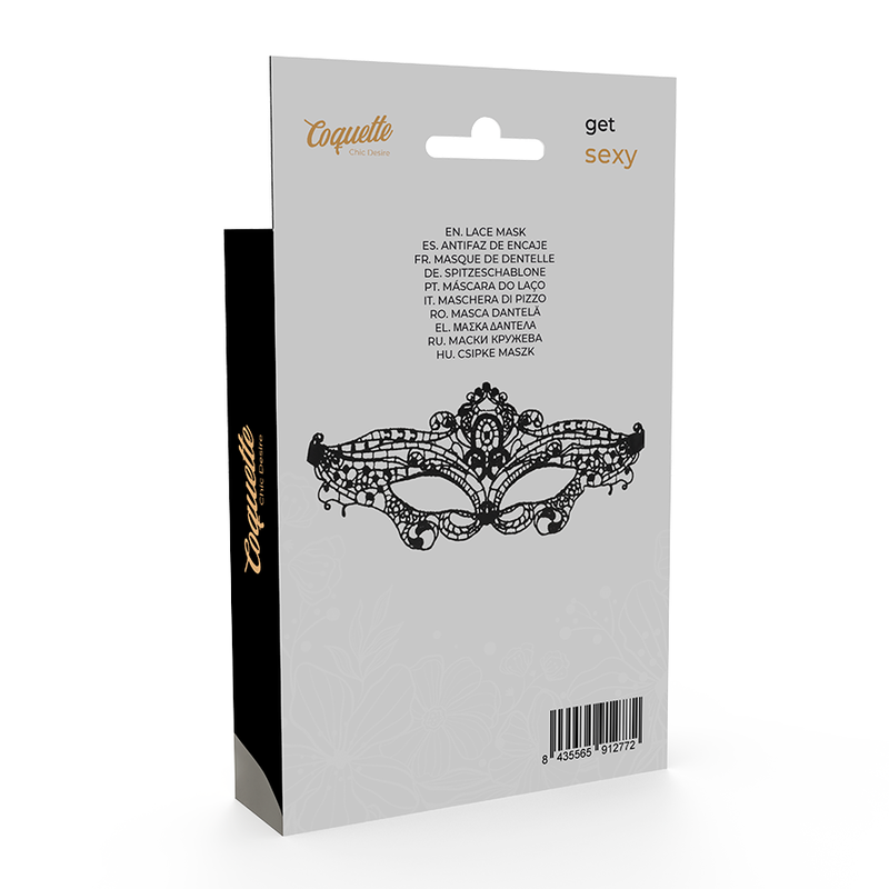 Masque de yeux en dentelle fine noire — COQUETTE ACCESSORIES
