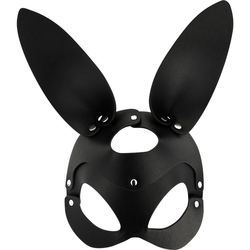 Masque de jeu en cuir vegan à oreilles de lapin — COQUETTE ACCESSORIES