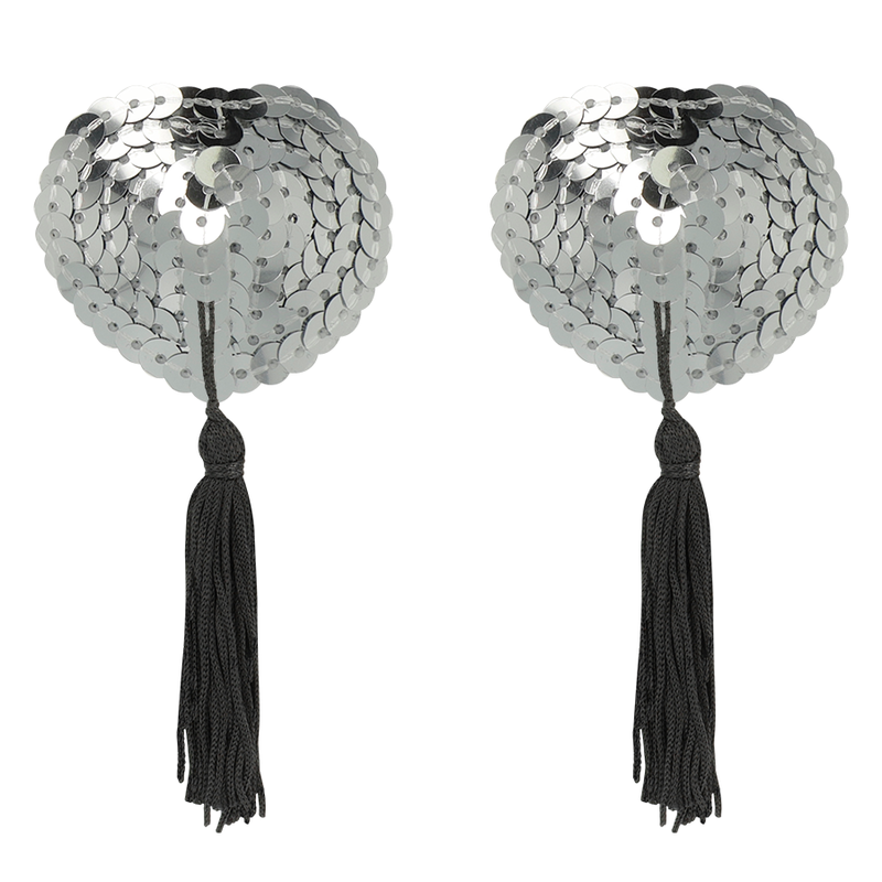 Cache-tétons adhésifs argentés — COQUETTE ACCESSORIES