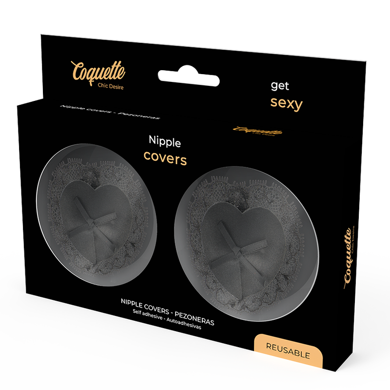 Cache-tétons en dentelle noire — COQUETTE ACCESSORIES
