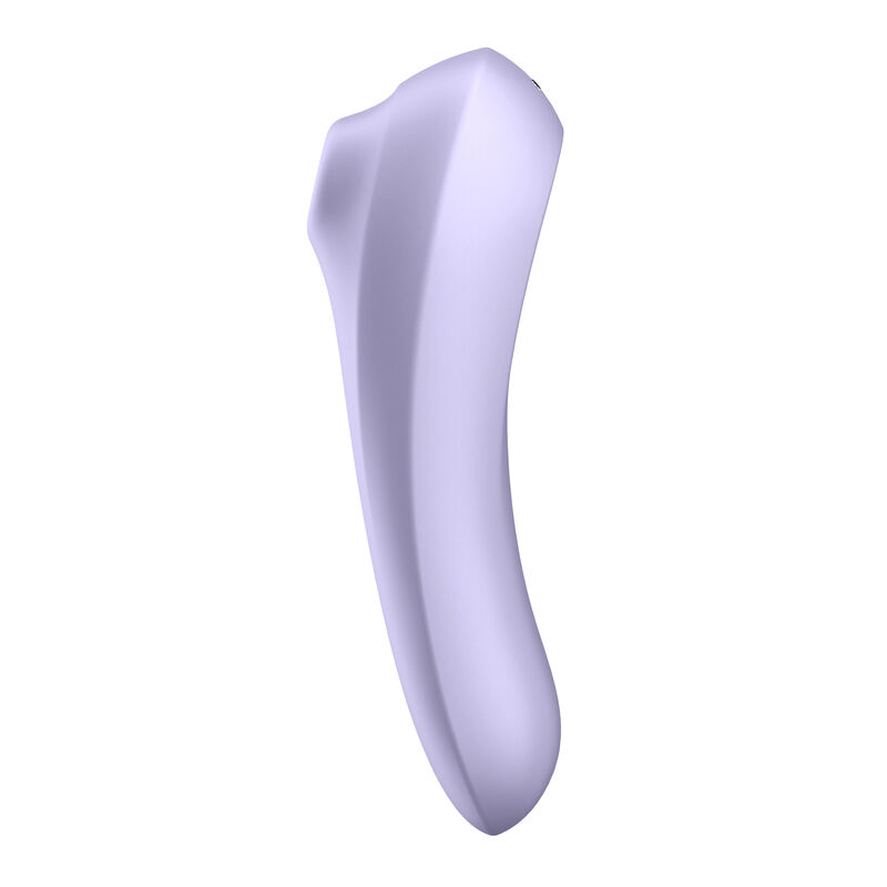 Stimulateur dual air pulse et vibrateur point G rechargeable — SATISFYER CONNECT