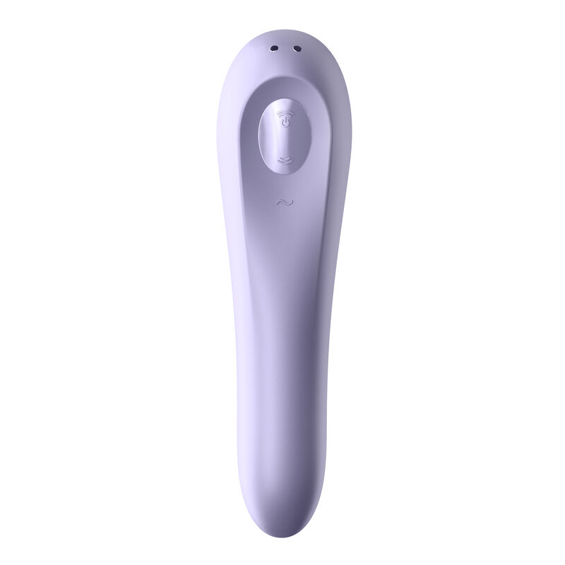 Stimulateur dual air pulse et vibrateur point G rechargeable — SATISFYER CONNECT
