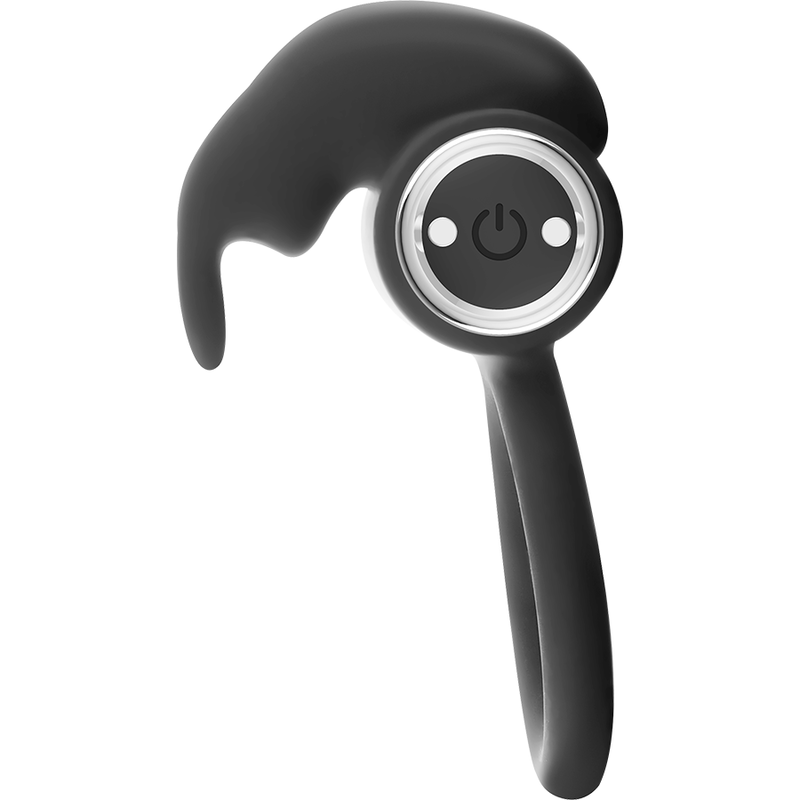 Bague vibrante rechargeable Burton 10 modes de vibration — BLACK&SILVER