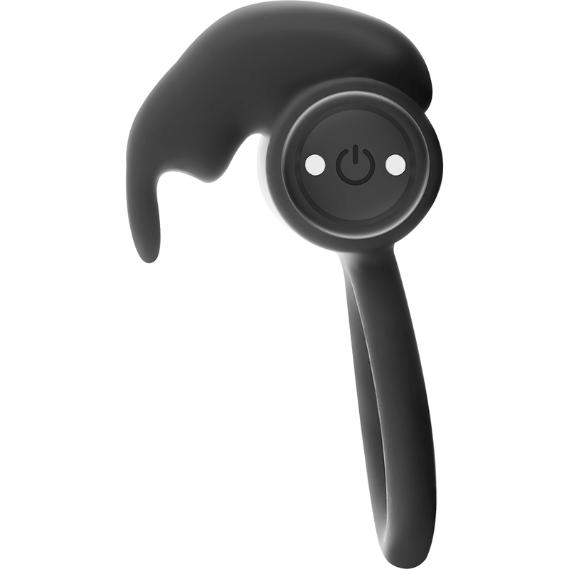 Anneau vibrant stimulateur masculin Burton — BLACK&SILVER