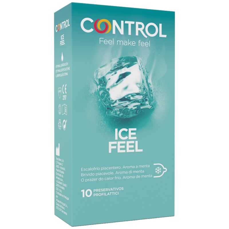 Préservatifs effet fraîcheur menthe glaciale — CONTROL CONDOMS