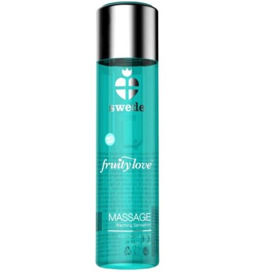 Huile de massage effet chauffant cassis et citron vert — SWEDE