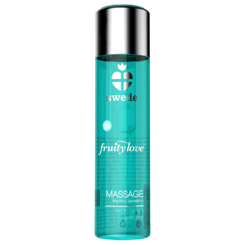 Huile de massage effet chauffant cassis et citron vert — SWEDE