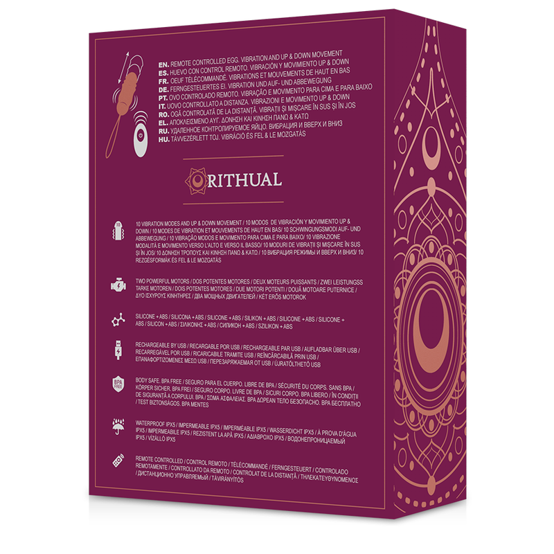 Oeuf vibrant télécommandé up&down — RITHUAL