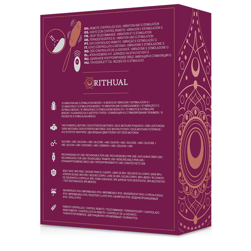 Œuf vibrant télécommandé stimulation G-Spot — RITHUAL