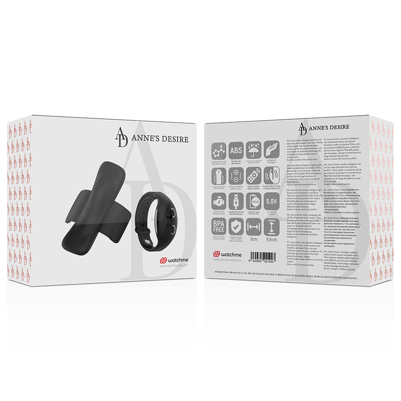 Vibromasseur discret pour culotte avec montre connectée — ANNE´S DESIRE