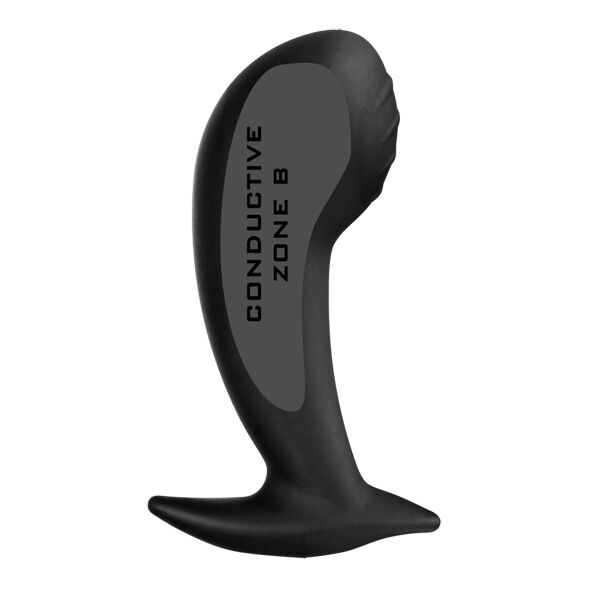 Stimulateur point G Nona en silicone noir — ELECTRASTIM