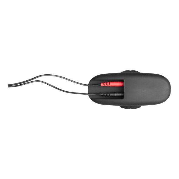 Plug anal électrostimulant en silicone noir Rocker moyen — ELECTRASTIM