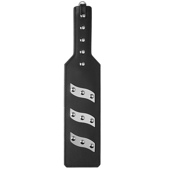 Pagaie de fessée électro en cuir — ELECTRASTIM