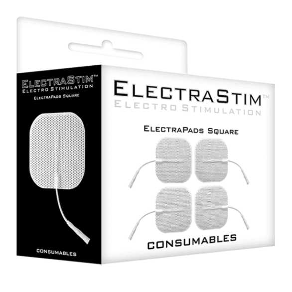 Électrodes auto-adhésives unipolaires carrées — ELECTRASTIM