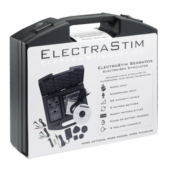 Stimulateur électro-sensoriel SensaVox double canal — ELECTRASTIM