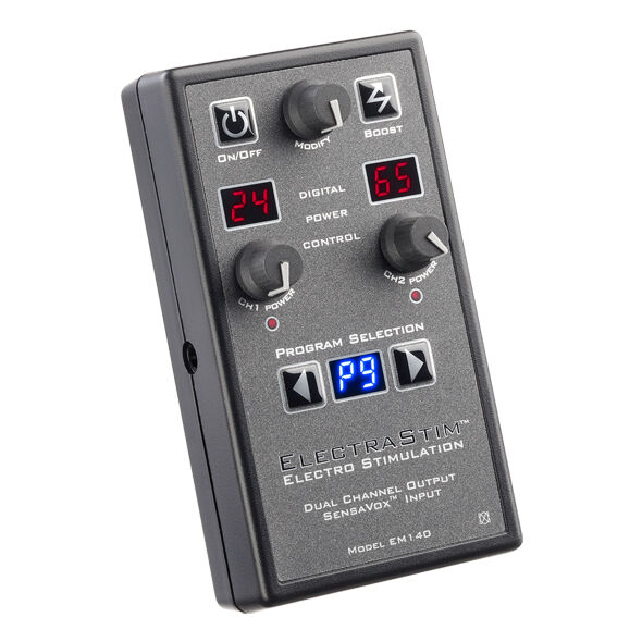 Stimulateur électro-sensoriel SensaVox double canal — ELECTRASTIM