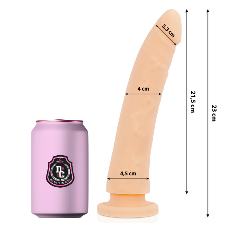 Gode naturel en silicone médical 23 cm — DELTACLUB