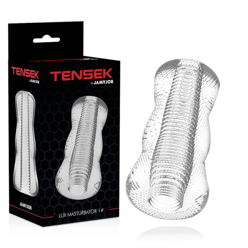 Masturbateur transparent double stimulation TENSEK — JAMYJOB