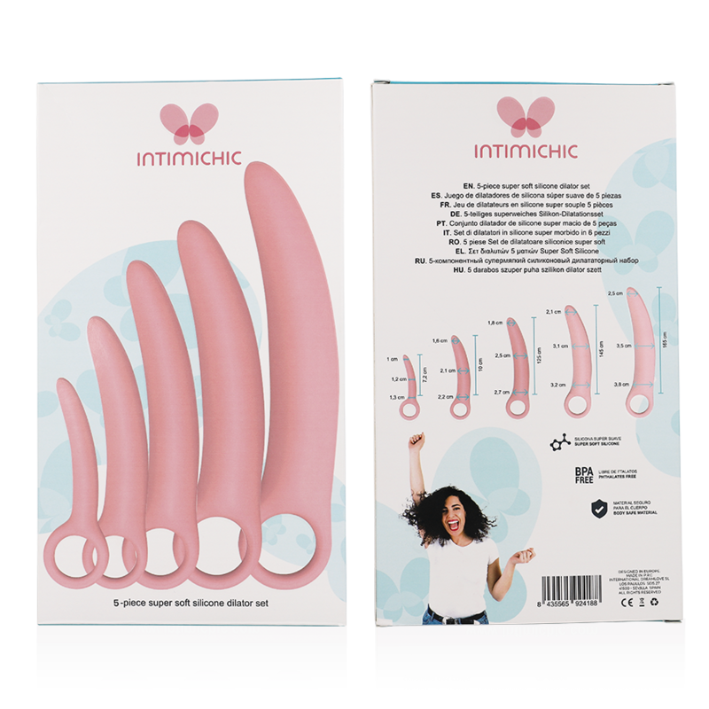 Dilatateur vaginal progressif en silicone 5 pièces — INTIMICHIC