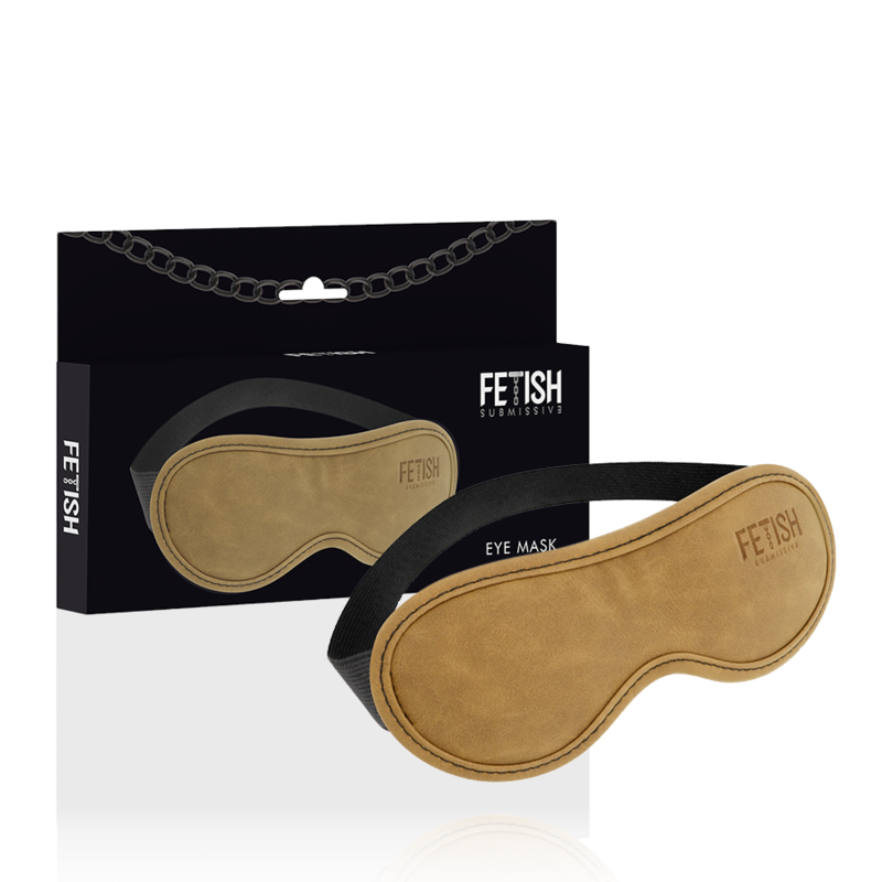 Masque en cuir vegan pour bondage — FETISH SUBMISSIVE ORIGIN