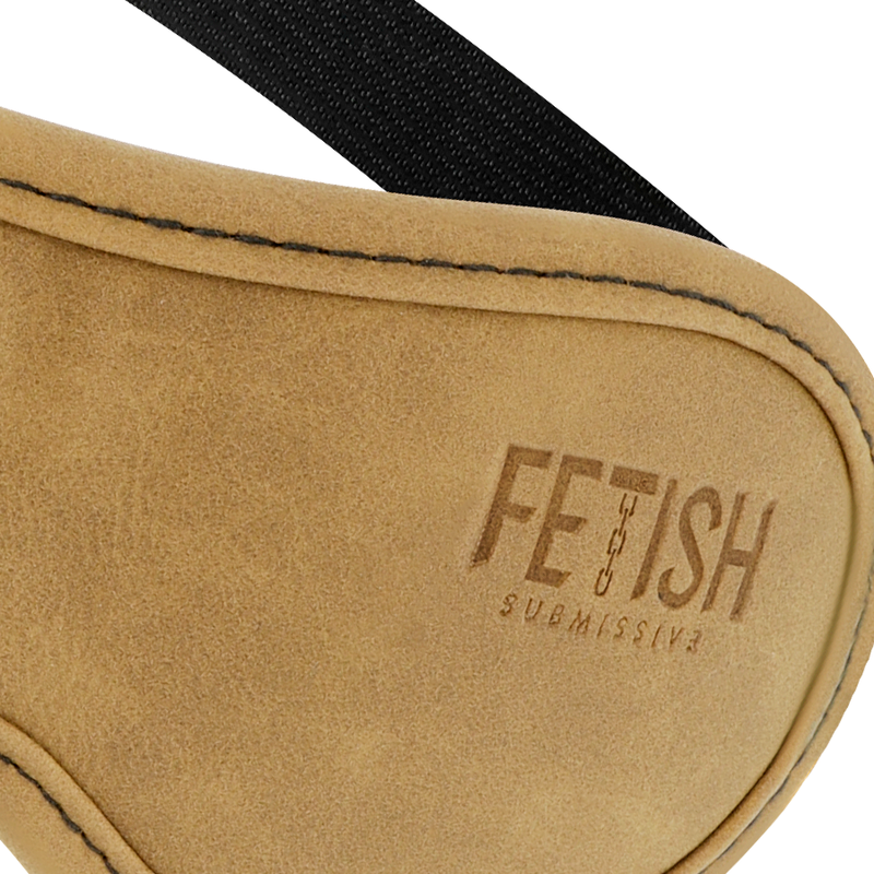 Masque en cuir vegan pour bondage — FETISH SUBMISSIVE ORIGIN