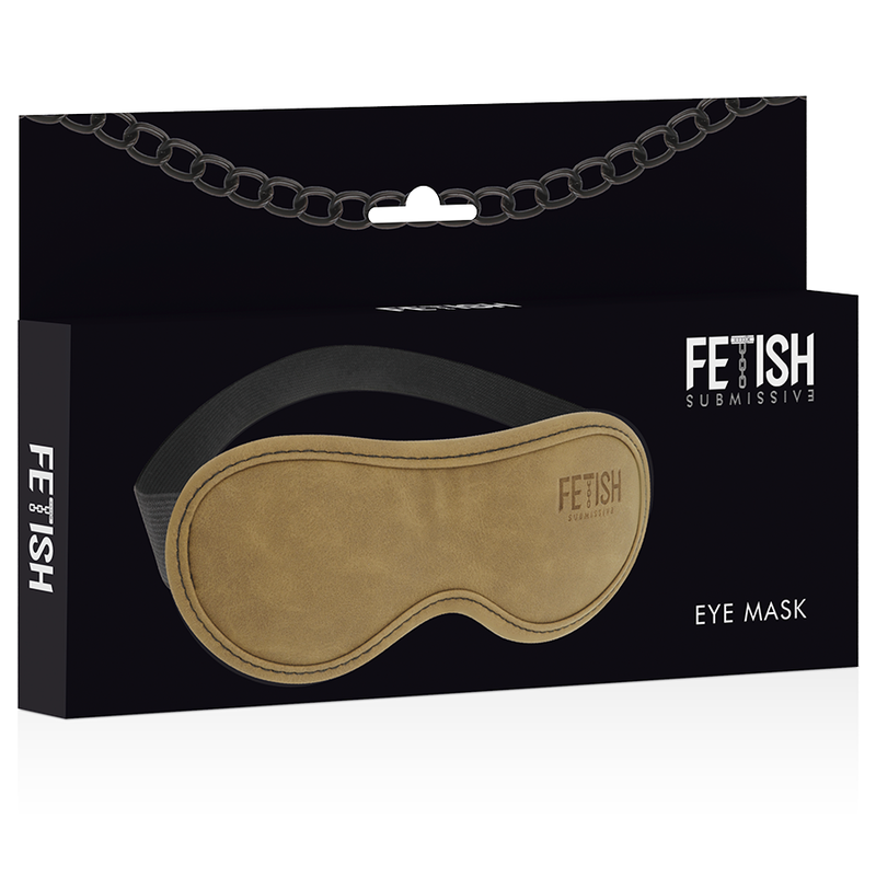 Masque en cuir vegan pour bondage — FETISH SUBMISSIVE ORIGIN