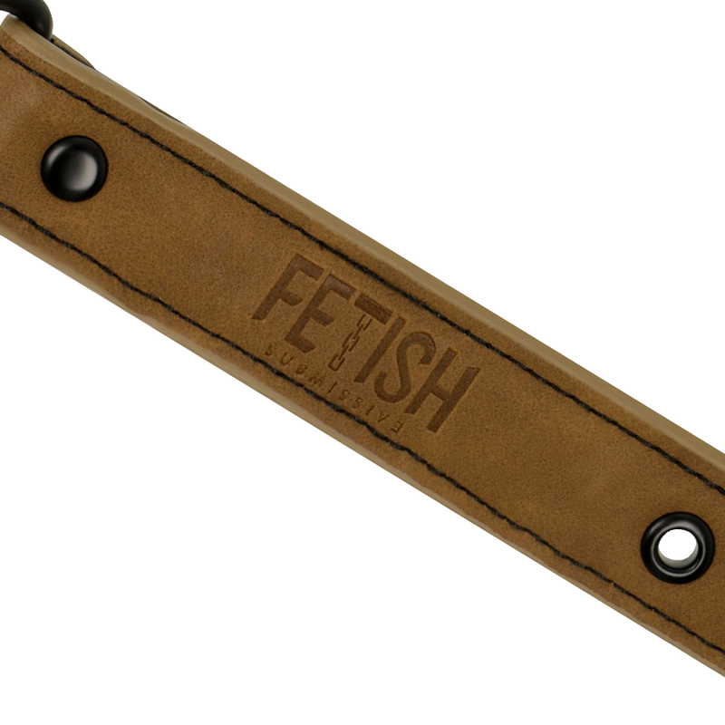 Bâillon en cuir vegan respirant — FETISH SUBMISSIVE ORIGIN
